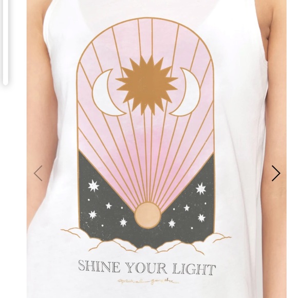 NWT $48 Spiritual Gangster Shine Muscle Tank - Picture 4 of 8